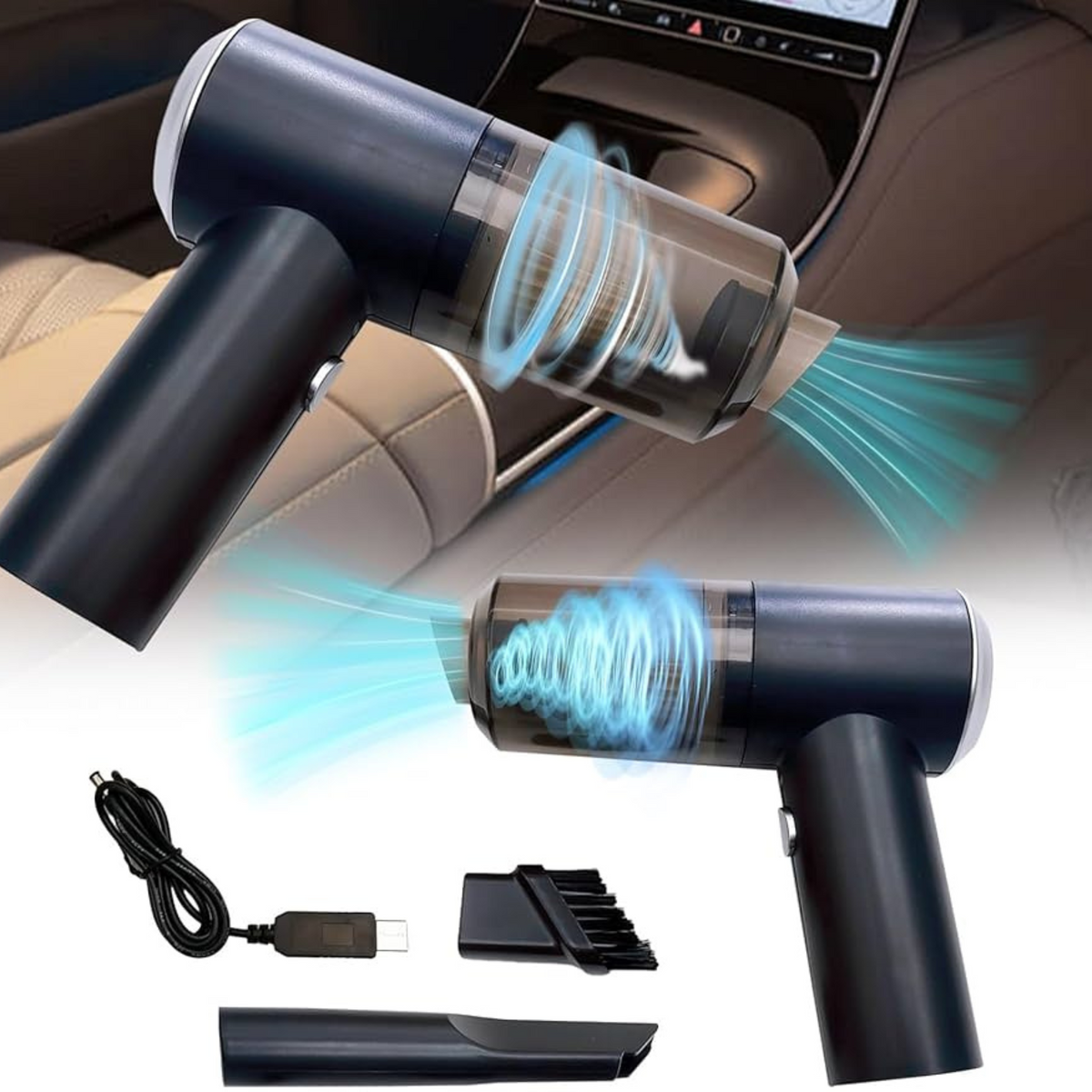 Powerful 3-in-1 Cordless Handheld Vacuum Cleaner