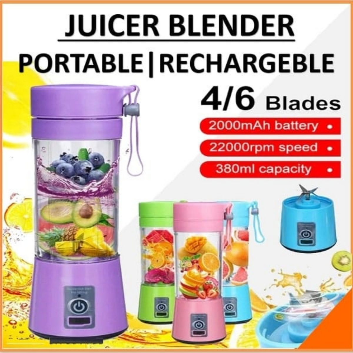 Mini Portable Blender Juice Maker