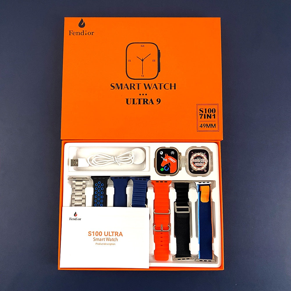 7-in-1 Ultra Smart Watch With Bluetooth Calling