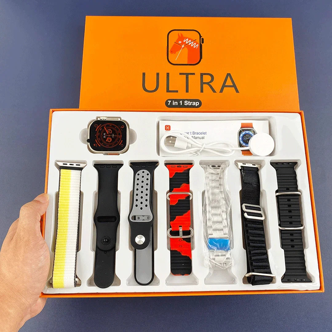7-in-1 Ultra Smart Watch With Bluetooth Calling