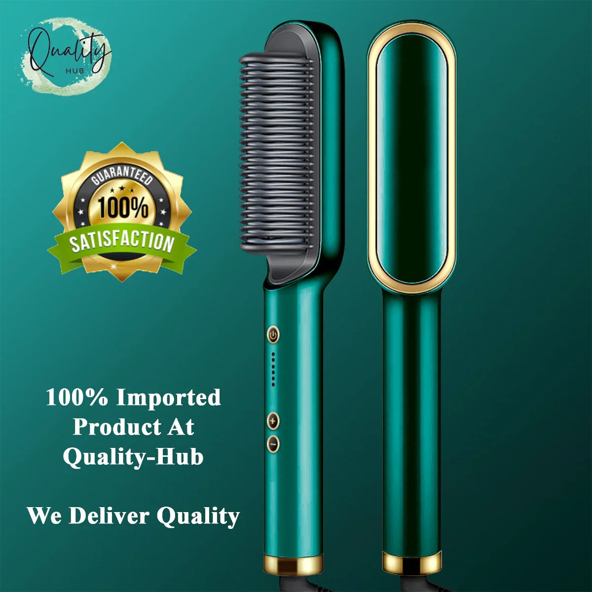 Hair Straightening Brush & Curler (Original)