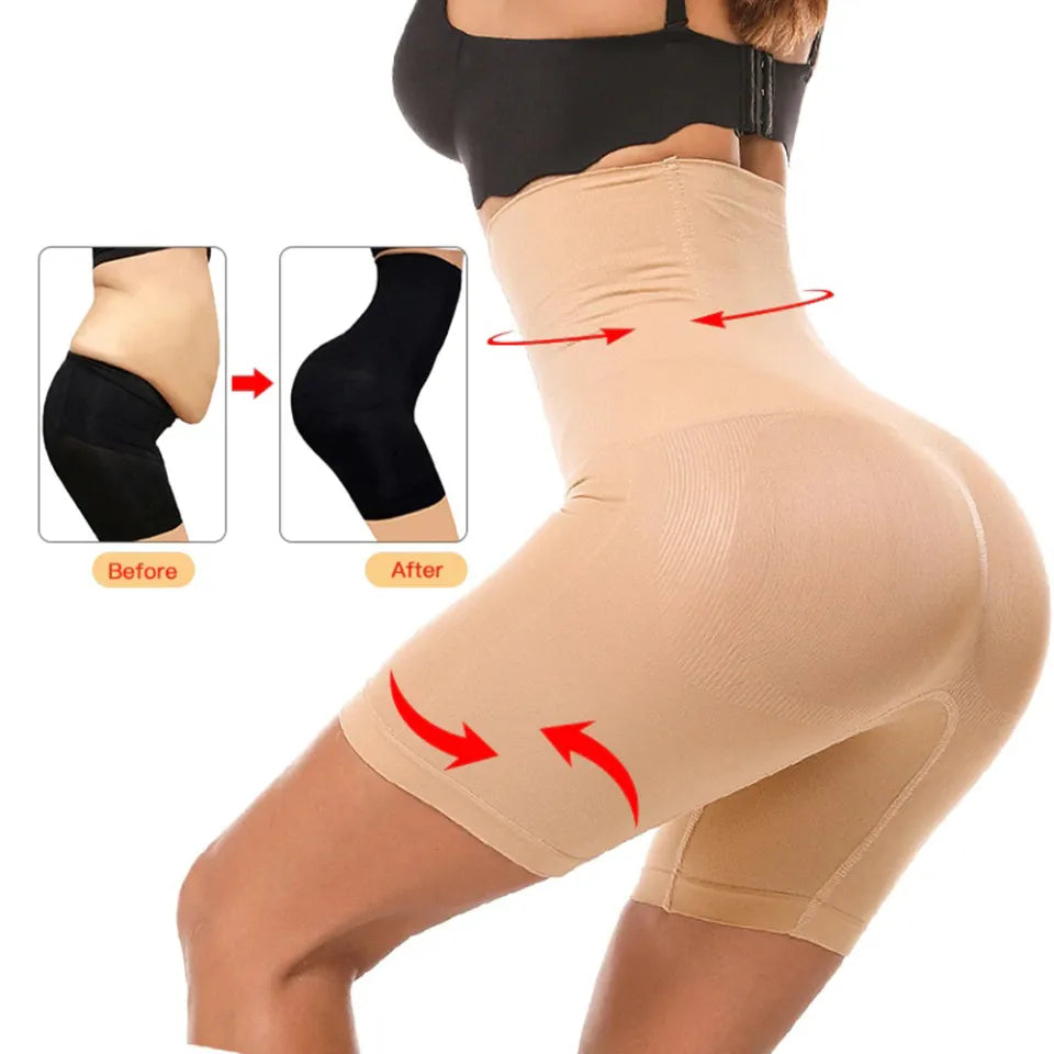 Half Lower Body Shaper – High-Waist Tummy Control & Body Fitness Shapewear