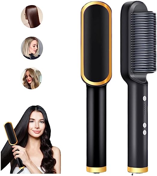 Hair Straightening Brush & Curler (Original)