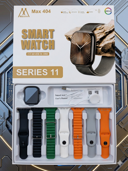 Series 11 Waterproof Smart Watch (7 Straps)