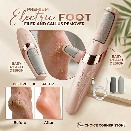 Electric Foot Callus Remover Pedicure Kit