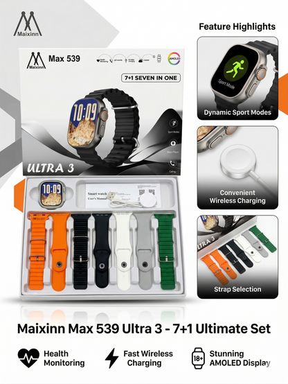 Series 11 Waterproof Smart Watch (7 Straps)