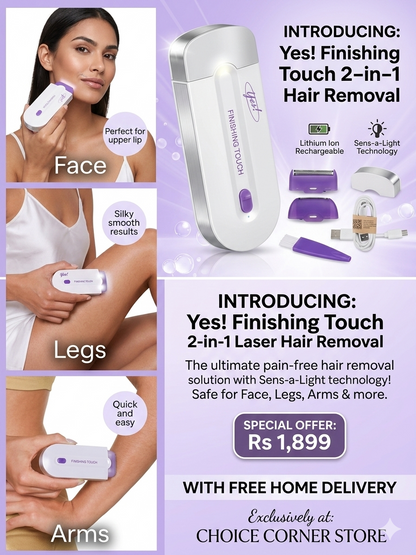Yes Finishing Touch 2 in 1 Laser Hair Removal Machine
