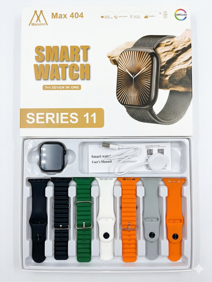 Series 11 Waterproof Smart Watch (7 Straps)