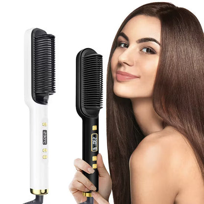 Hair Straightening Brush & Curler (Original)