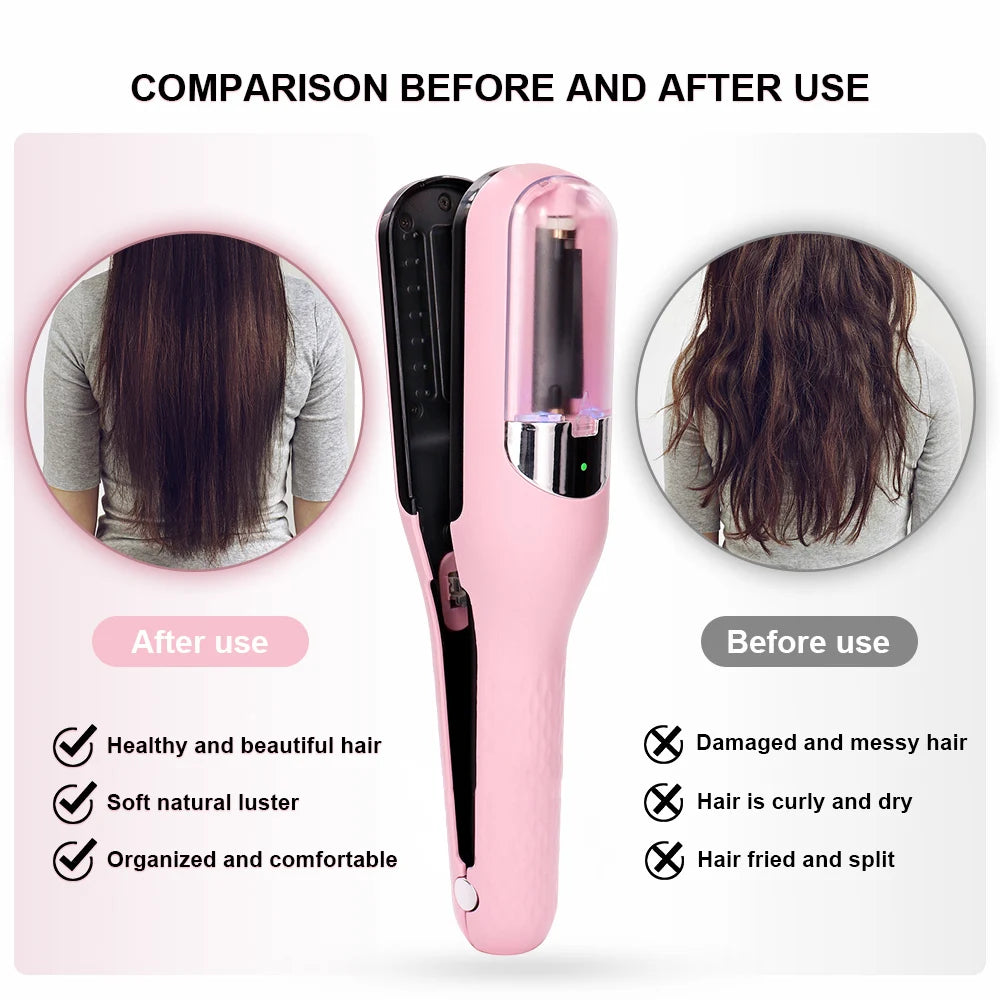 Cordless Automatic Split Ends Hair Trimmer Machine