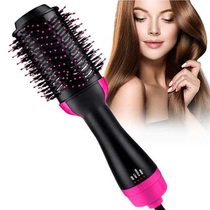 One Step 3 In 1 Hot Air Brush Dryer and Straightener