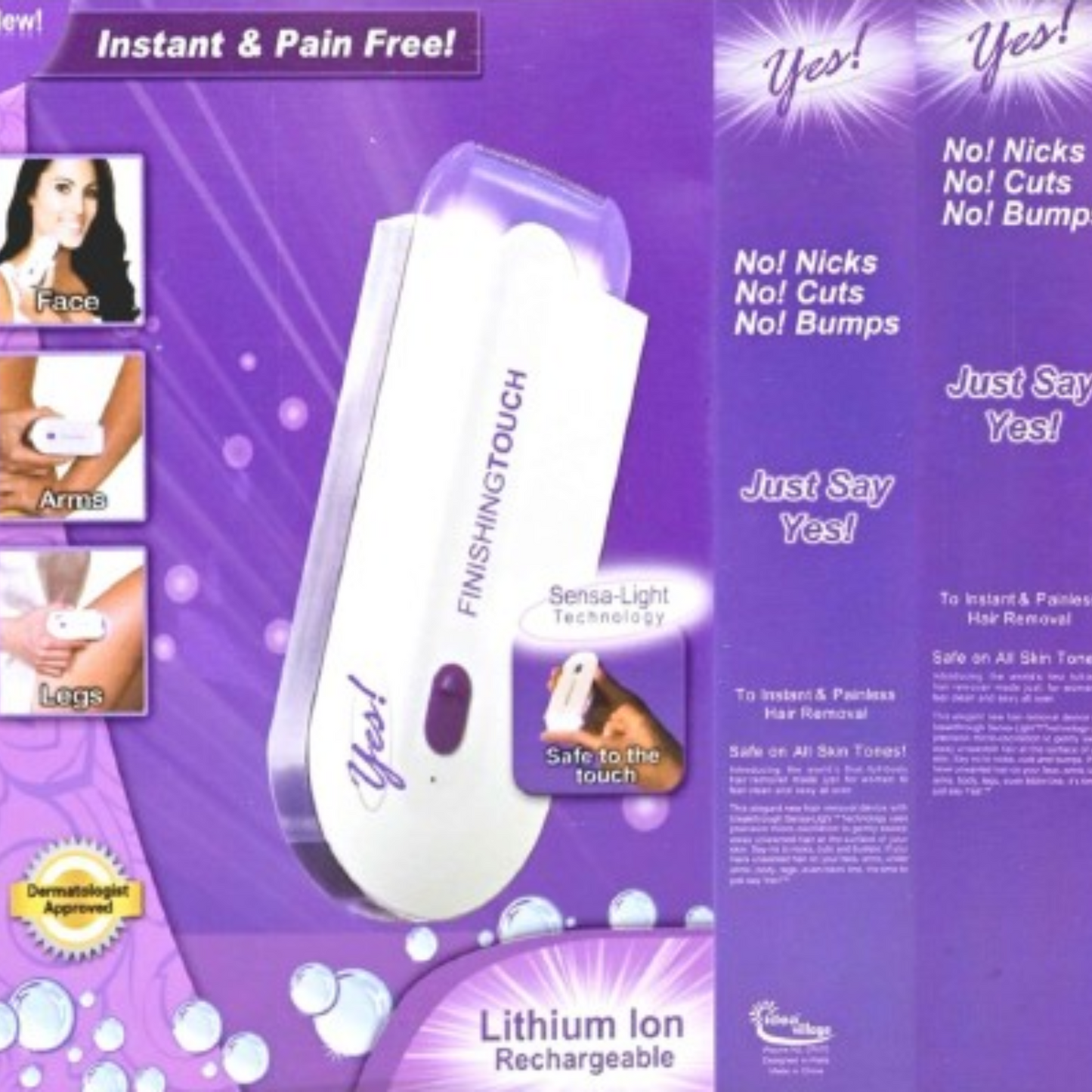 Yes Finishing Touch 2 in 1 Laser Hair Removal Machine