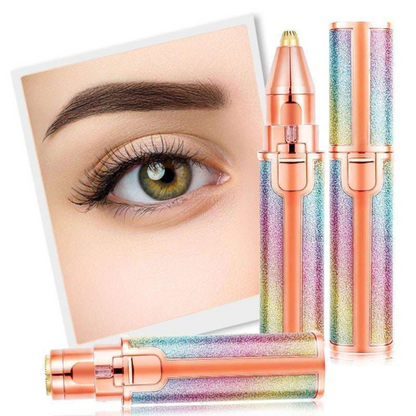 Flawless 2 in 1 Facial Hair Remover and Eyebrow Trimmer Machine ( Original )