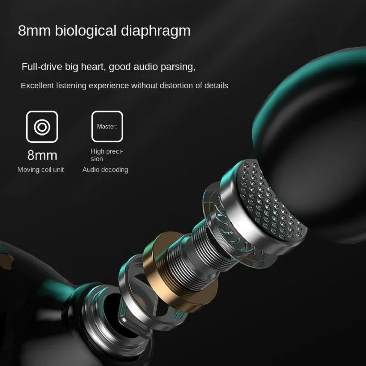 M25 Wireless Earphones Bluetooth Touch Control Noise Reduction Waterproof Earbuds