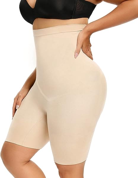 Half Lower Body Shaper – High-Waist Tummy Control & Body Fitness Shapewear