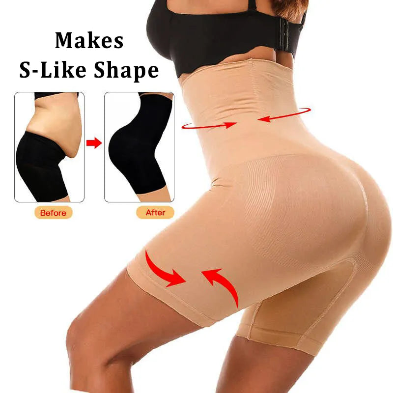 Half Lower Body Shaper – High-Waist Tummy Control & Body Fitness Shapewear