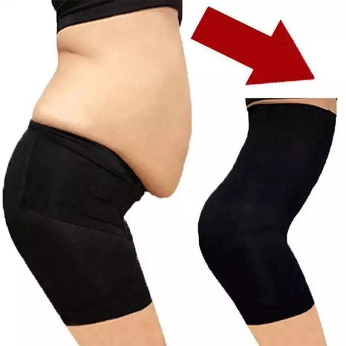 Half Lower Body Shaper – High-Waist Tummy Control & Body Fitness Shapewear